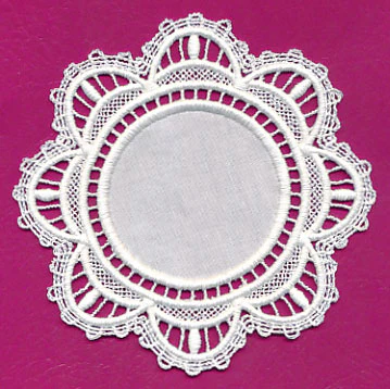 Elegant Fabric Doily (Lace) - Image 2