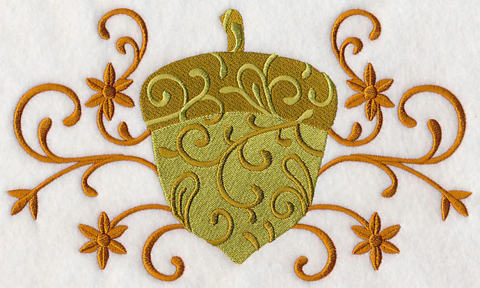 Elegant Filigree Acorn - Image 2