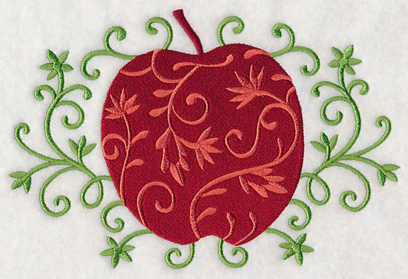 Elegant Filigree Apple - Image 3