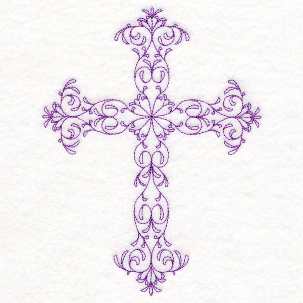 Elegant Filigree Cross (Vintage) - Image 3