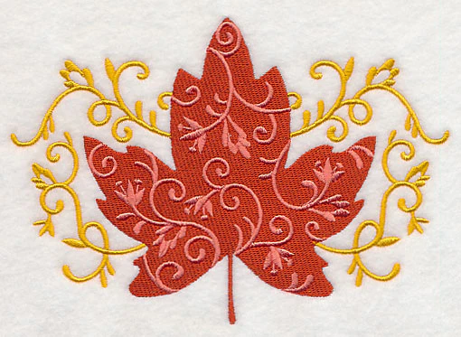 Elegant Filigree Maple Leaf - Image 3