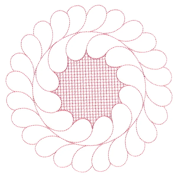 Elegant Flourishes - Dainty Circle (Trapunto) - Image 3