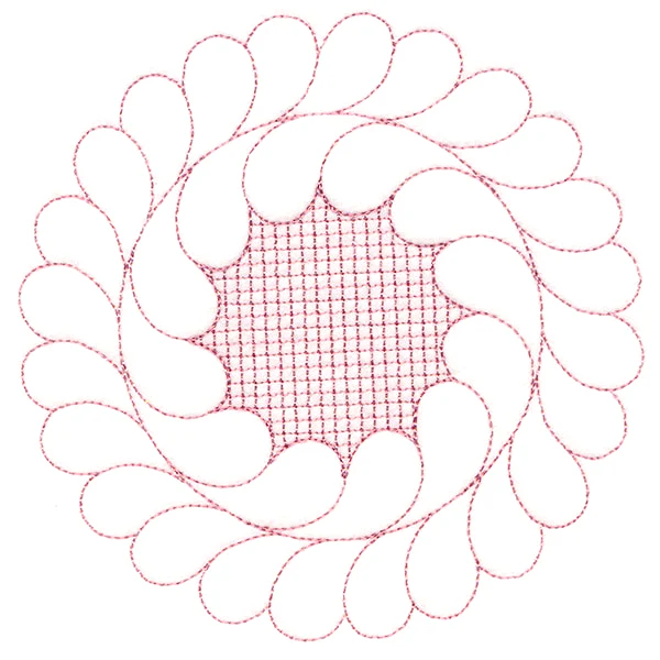 Elegant Flourishes - Dainty Circle (Trapunto) - Image 4
