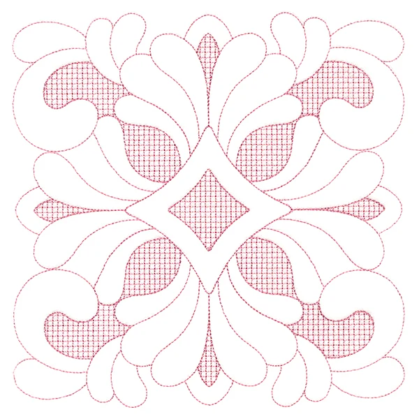 Elegant Flourishes - Delicate Square (Trapunto) - Image 6