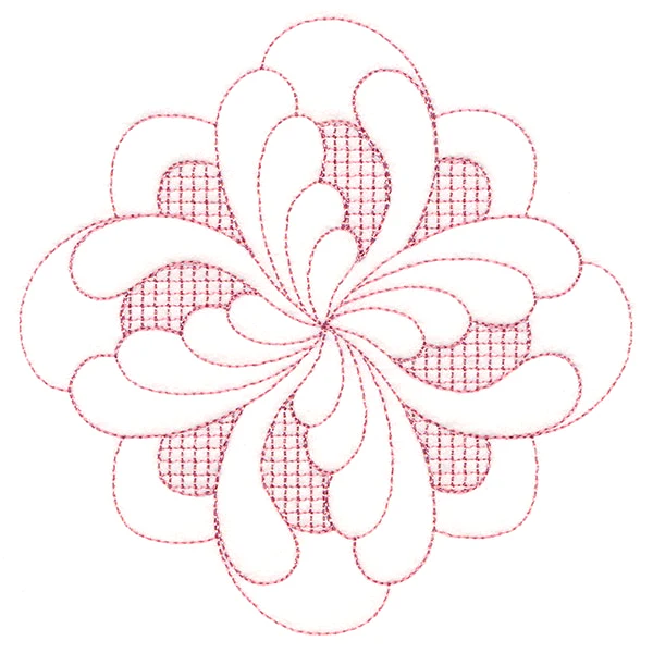 Elegant Flourishes - Exquisite Diamond (Trapunto) - Image 4