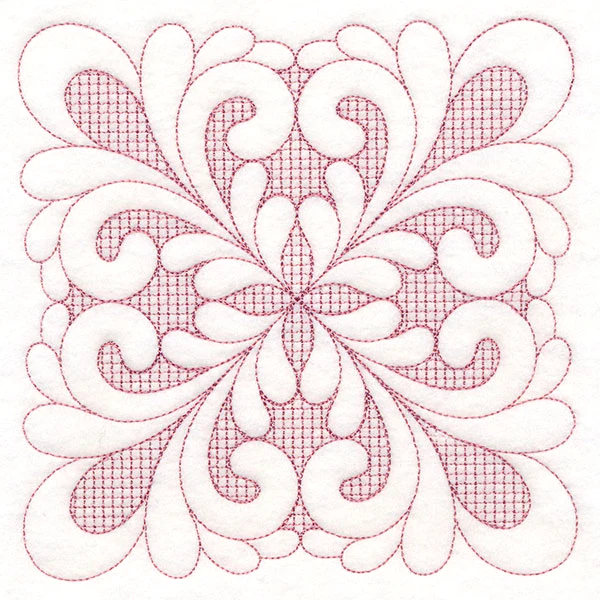 Elegant Flourishes - Pretty Square (Trapunto) - Image 5