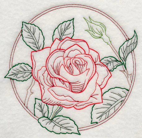 Elegant Flower Circle - Rose (Vintage) - Image 3