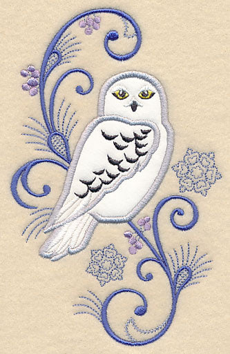 Elegant Owl Spray (Applique) - Image 4