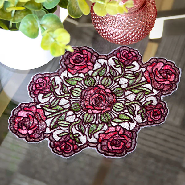Elegant Rose Doily (Organza) - Image 10
