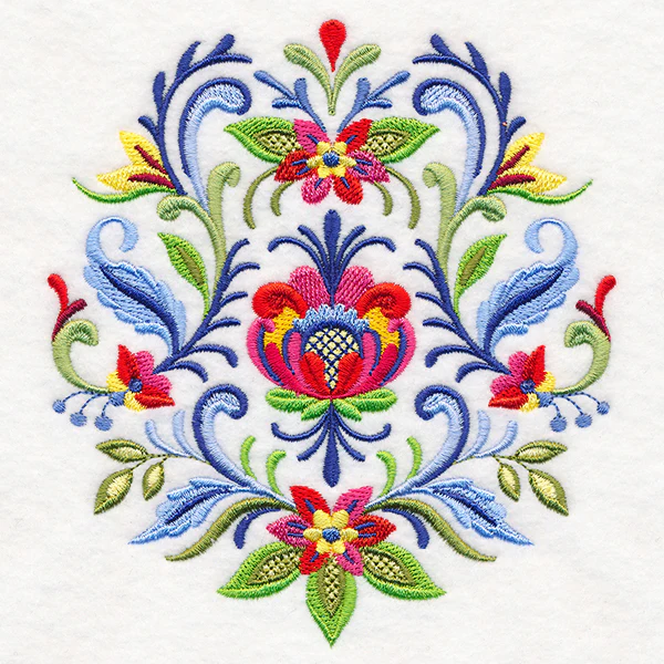 Elegant Rosemaling Crest - Image 3