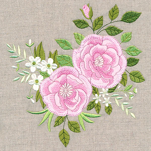 Elegant Roses (Heirloom Applique) - Image 3