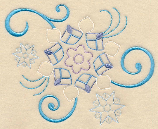 Elegant Snowflake Flourish - Image 4