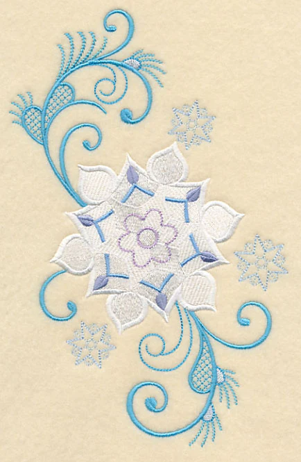 Elegant Snowflake Spray - Image 2