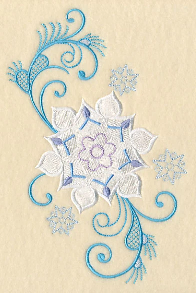 Elegant Snowflake Spray - Image 3