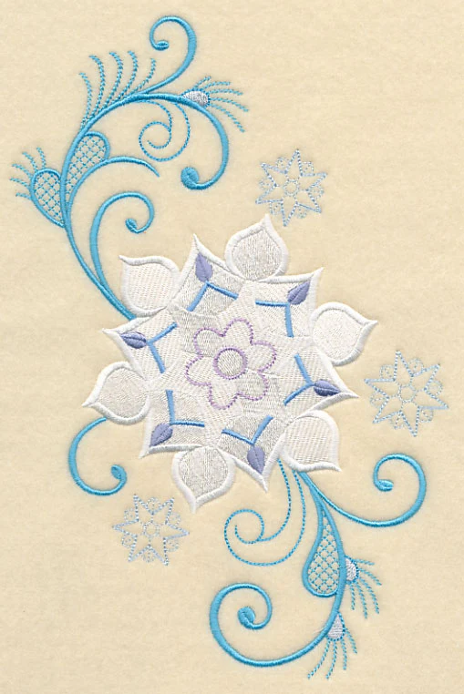Elegant Snowflake Spray - Image 5