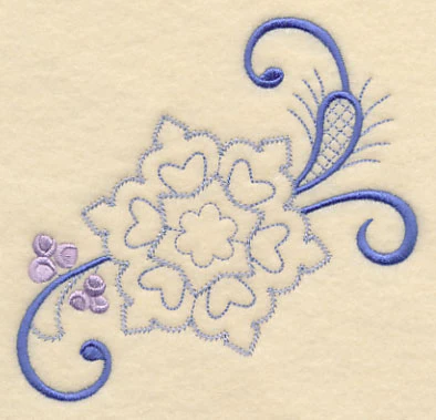 Elegant Snowy Flourish - Image 2