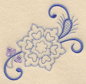 Elegant Snowy Flourish - Image 3