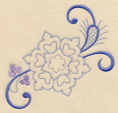 Elegant Snowy Flourish - Image 4