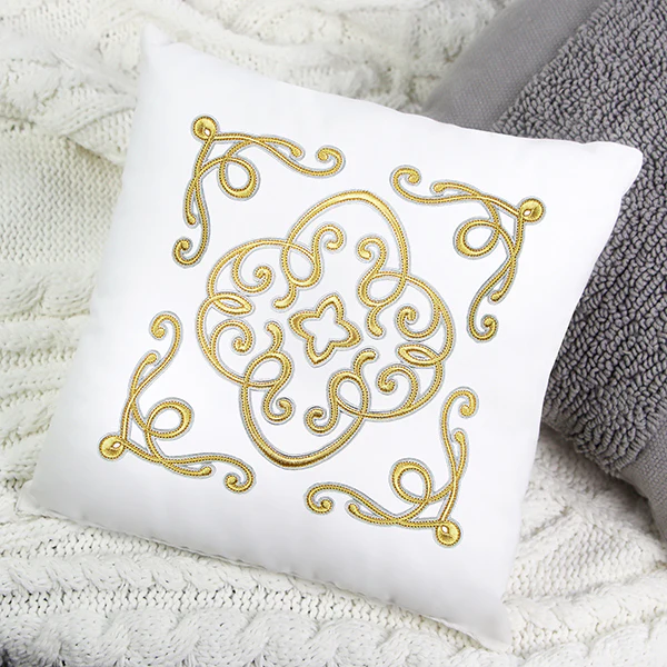 Elegant Swirls Pillow Pair - Image 4