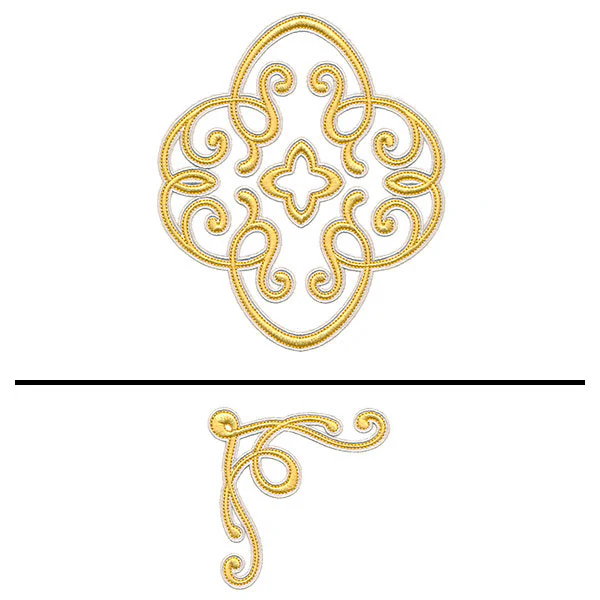 Elegant Swirls Pillow Pair - Image 7
