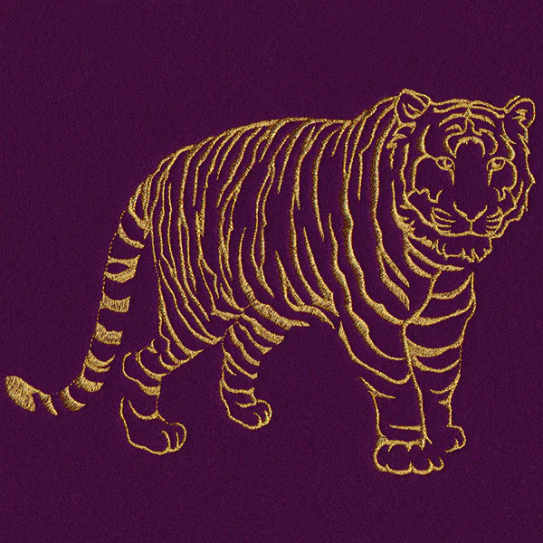 Elegant Tiger (Goldwork) - Image 2