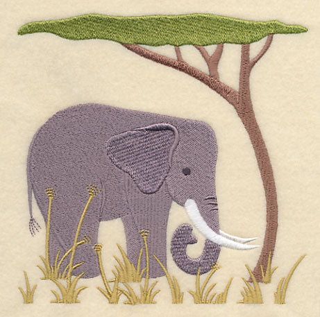 Elephant and Acacia Tree - Image 3