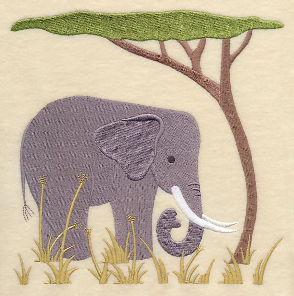 Elephant and Acacia Tree - Image 6