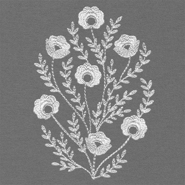 Embellished with Blooms Feature (Whitework) - Image 2
