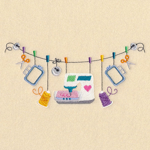 Embroidery Clothesline - Image 3