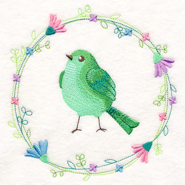 Emerald Bird Wreath - Image 3