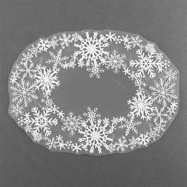 Enchanted Snowflake Doily (Organza) - Image 3