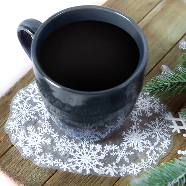 Enchanted Snowflake Doily (Organza) - Image 8
