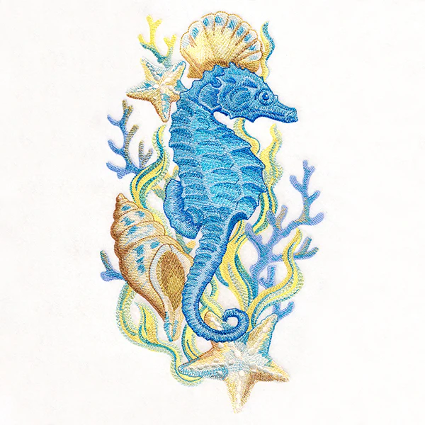 Enchanting Seahorse in Watercolor - Image 13