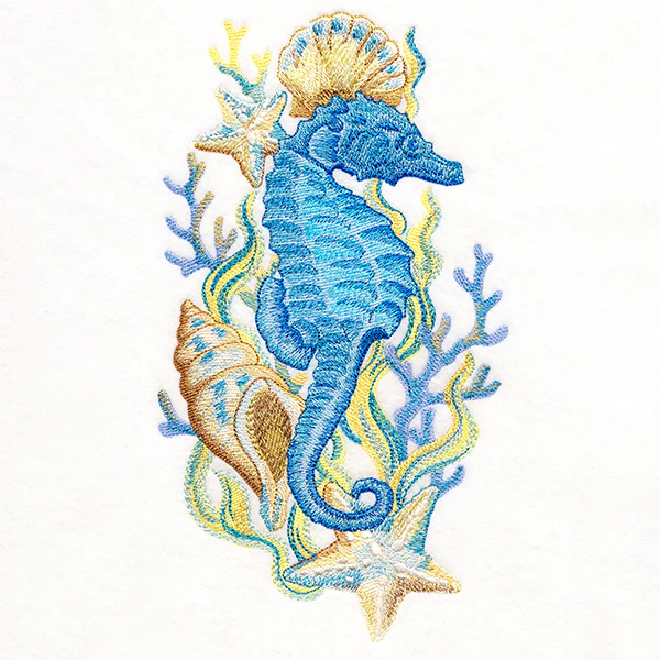 Enchanting Seahorse in Watercolor - Image 4
