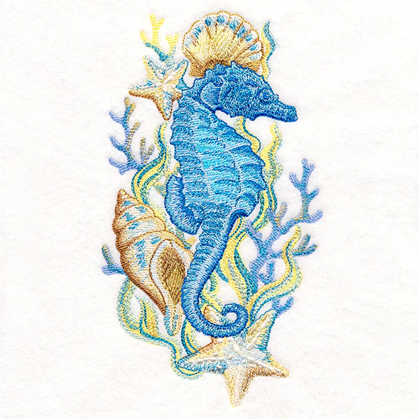 Enchanting Seahorse in Watercolor - Image 7