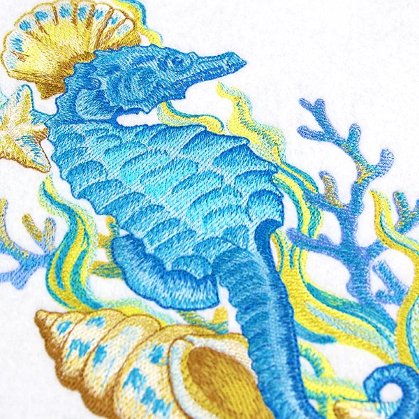 Enchanting Seahorse in Watercolor - Image 8