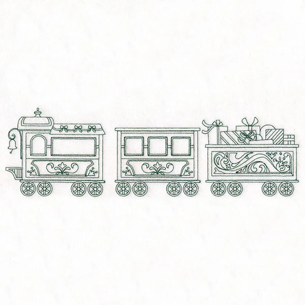 Endless Christmas Train - Caboose & Cars