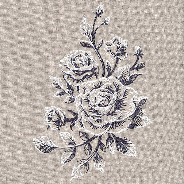 Etched Rose Spray - Image 3