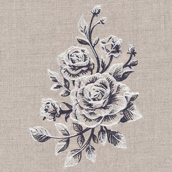 Etched Rose Spray - Image 5