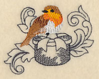 European Robin and Gift - Image 2