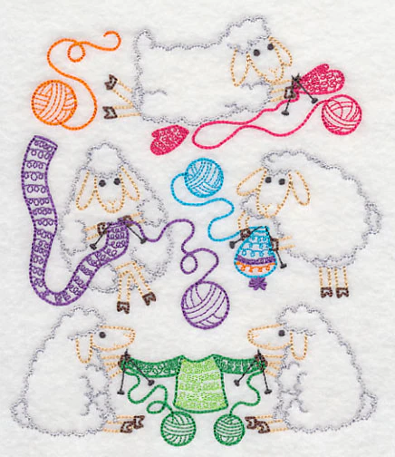 Ewe Love Knitting (Vintage) - Image 2