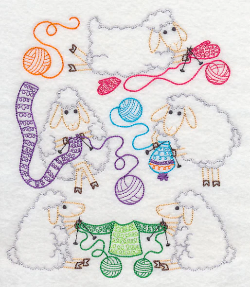 Ewe Love Knitting (Vintage) - Image 4