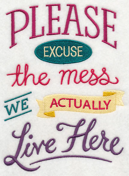 Excuse The Mess Live Here - Image 2