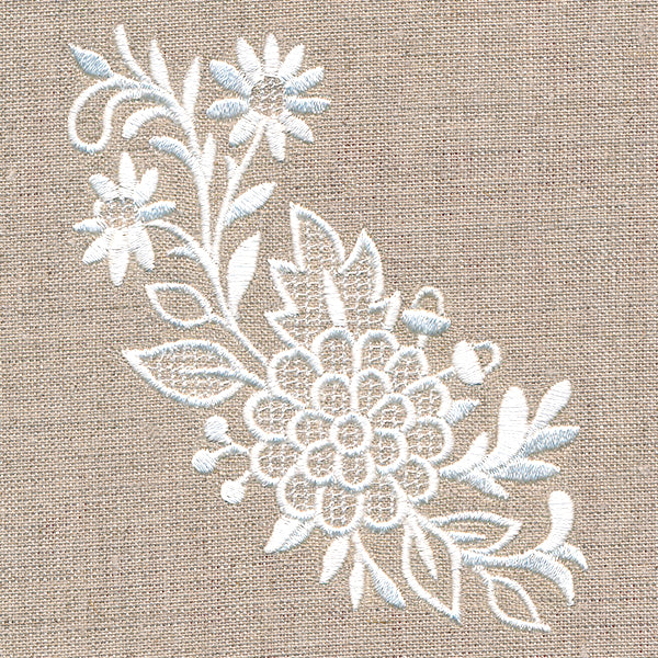 Exquisite Autumn Curve (Whitework) - Image 3