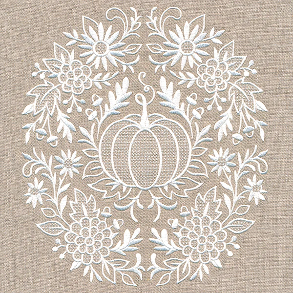 Exquisite Autumn Feature (Whitework)