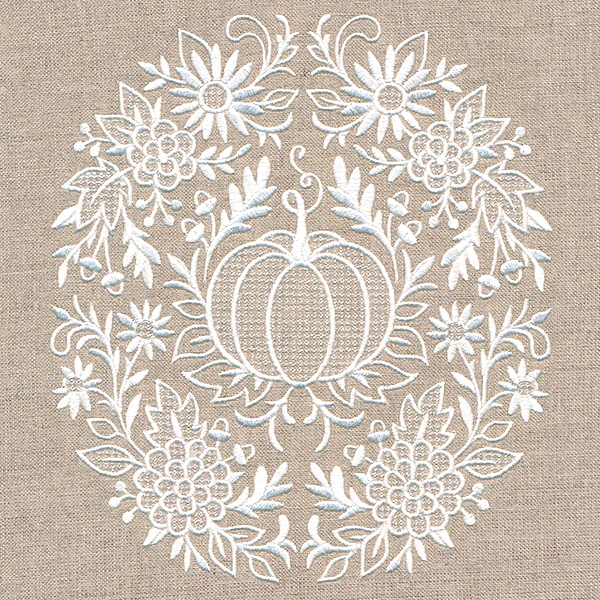 Exquisite Autumn Feature (Whitework) - Image 3