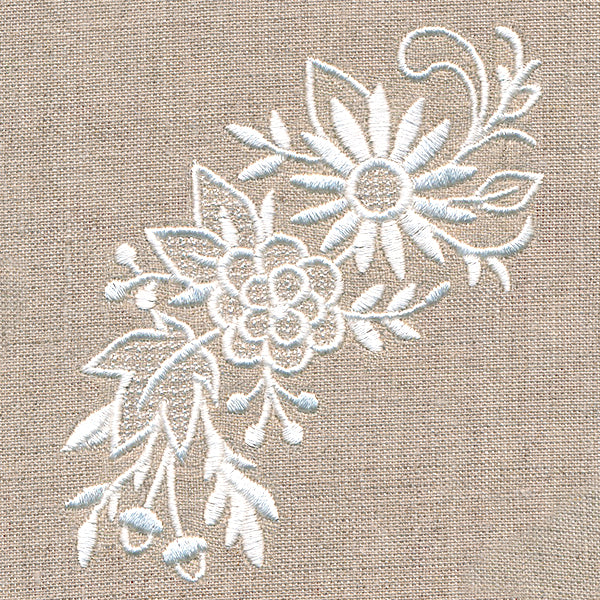Exquisite Autumn Spray (Whitework) - Image 2