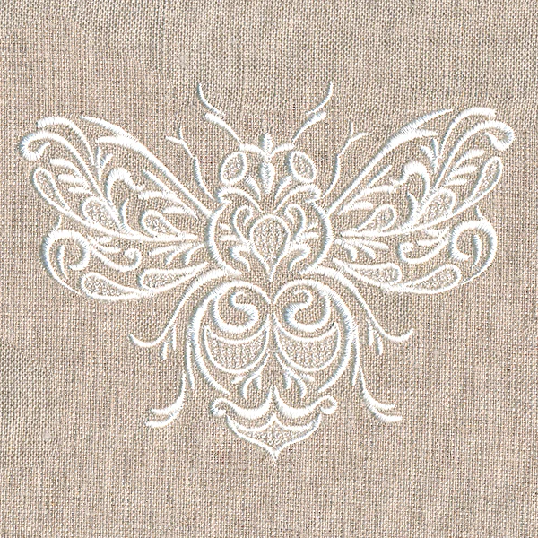 Exquisite Buzzing Bee (Whitework) - Image 4