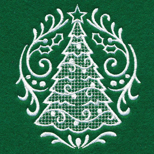 Exquisite Christmas Accent (Whitework) - Image 3