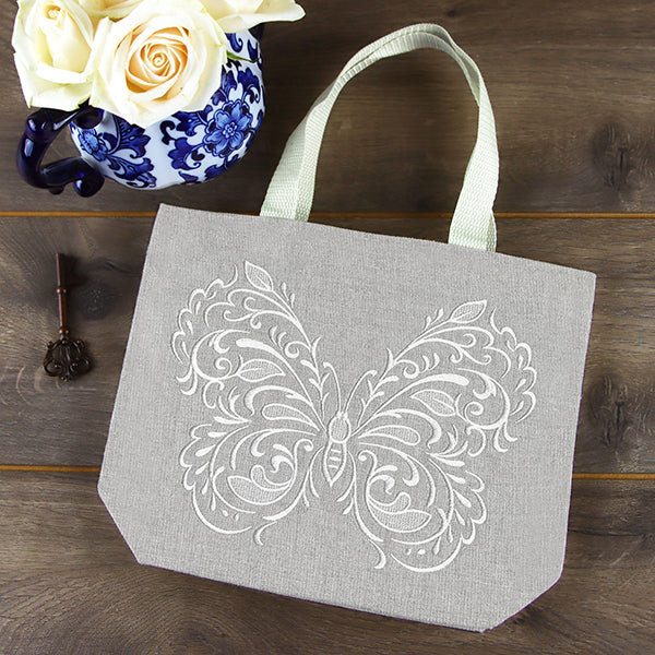 Exquisite Fluttering Butterfly (Whitework) - Image 4